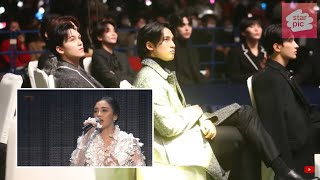 Idols Reaction to Lyodra at Asia Artist Awards AAA 2022 [upl. by Lrat411]