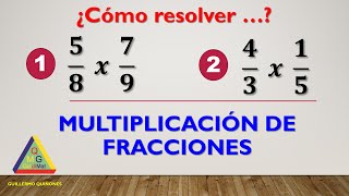 Multiplicación de fracciones homogéneas y heterogéneas ejercicios ejemplos shorts – Racionales [upl. by Daniella]