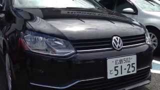 VW Volkswagen 6代目新型Polo コンパクトで可愛い車（ブラック）をみてきましたパート3！ [upl. by Fifi461]