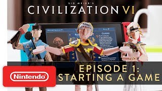 Civilization VI How to Start a Game  Gameplay Trailer  Nintendo Switch [upl. by Anirba]