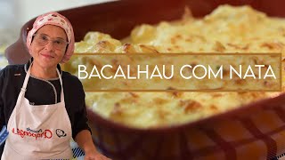 Cozinhamor  Bacalhau com natas  Receita Portuguesa [upl. by Athey300]