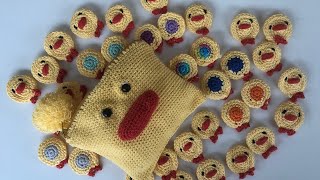 Jogo da memória patinhos amigurumi Passo a Passo  Débora Travasso youtube [upl. by Kreager]