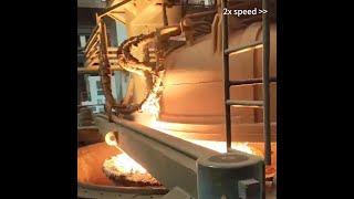 VOD Steelmaking Process  Vacuum Oxygen Decarburization steelmaking steelproduction metallurgy [upl. by Sully721]