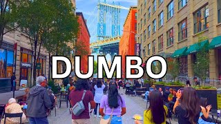 4K  NEW YORK CITY Walking Tour  Dumbo Brooklyn [upl. by Mixie]