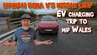 Is the Hyundai Kona EV Better Than the Nissan Leaf And a Trip the the Middle of Wales well almost [upl. by Arundell459]