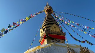 Swayambhu Stupa vlogs by Aakash Brahman aakashbrahman kathmandunepal temples [upl. by Rehptsirhc]