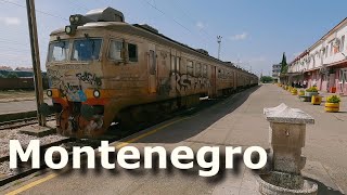 Travel from Bar to Podgorica by train on Montenegrin Railways [upl. by Nosila]