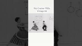 1950s Vintage Nabisco Ritz Crackers Ad Playful Couples Delightful Interaction [upl. by Obaza45]