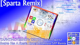 Sparta Remix TAFMTMCVE2953s T2W10 Custom Sparta Source Has A Sparta Hyper Madhouse SFP Remix [upl. by Chapell805]