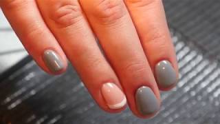 Gellak zetten  incl French Manicure met gel polish en rubber base [upl. by Rufford]