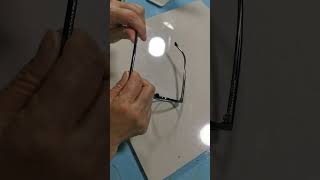 how to adjust tr90 or acetate eyeglasses frame [upl. by Julide]