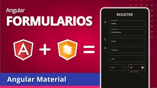 Cómo trabajar con formularios en Angular ngModel y Formularios reactivos con Angular Material 🤓🧑‍💻😃 [upl. by Lertram942]