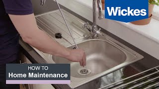 How to Fix a Blocked Sink with Wickes [upl. by Dviad]