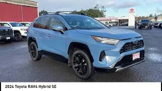 2024 Toyota RAV4 New Cavalry Blue Black Fabric NEWPORT OREGON PREOWNED TOYOTA NEW RAV4 DEALS CUSTO [upl. by Vlada]