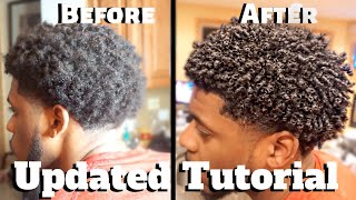 Mens Curly Hair Tutorial pt2  Define Curls Natural Hair [upl. by Anear357]