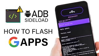 How To Flash GApps with ADB Sideload  Flash GApps Without TWRP Recovery  Urdu Hindi  2024 Rooting [upl. by Hubbard]