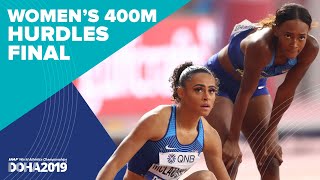 Womens 400m Hurdles Final  World Record  World Athletics Championships Doha 2019 [upl. by Niwre839]