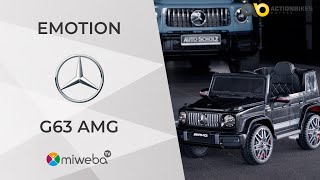 Emotion Kinder Elektroauto MercedesBenz G63 AMG [upl. by Mays]