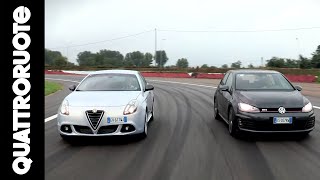 Alfa Giulietta QV VS Volkswagen Golf GTI [upl. by Callie]