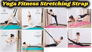 Yoga Fitness Stretching Strap Back Bend Assist Trainer [upl. by Eugine]