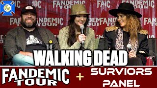 TWD SURVIVORS Panel Hilker McClincy Fogler – Fandemic Dead 2022 [upl. by Ruscher]