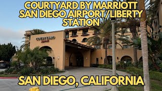 Traveling to Courtyard by Marriott San Diego AirportLiberty Station by Amtrak Train from Anaheim [upl. by Airtemad]