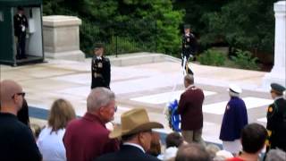 IOOF Wreath Ceremony Tomb of the Unknown Soldier [upl. by Raymund]