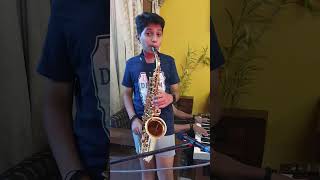 quotMagical Marathi Melody Kay Sangu Rani Mala Gav Sutana on Saxophone by Arhan Mithari 🎷🎶quot [upl. by Nyltiak]