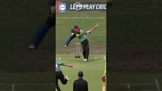 PAVEL FLORIN TAKES A SCREAMER 🤯 EuropeanCricket StrongerTogether EuropeanCricketSeries [upl. by Janenna]