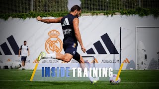 Nacho Fernández GOLAZOS and SKILLS in today’s training session [upl. by Notsud]