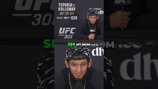 Khamzats NEW secret to MOTIVATION ufc308 ufc mma khamzat [upl. by Fenwick]