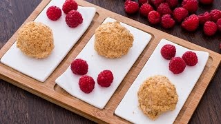 Raspberry Cheesecake Bites Recipe [upl. by Elaen]