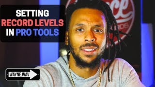 How to Set Recording Levels In Pro Tools  Recording and Mixing Meters [upl. by Savick]