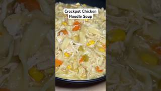 Make this crockpot chicken noodle soup shorts chickennoodlessoup soup easyrecipe chickensoup [upl. by Eniretak999]