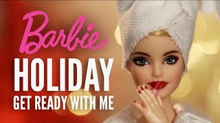 Get Ready with Holiday Barbie™  Barbie [upl. by Schofield360]