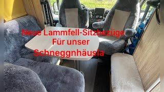 Lammfell  Sitzbezüge für´s Wohnmobil [upl. by Pammie]