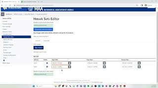 WeBWorK for instructors video 3 Setting due date and points and other details for homework sets [upl. by Ramedlav]