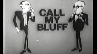 Call My Bluff  Theme Tune amp Opening Titles  BBC2 16th October 1966 [upl. by Yonit908]