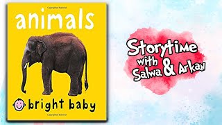 Animals by Roger Priddy Bright Baby  Baby Book Read Aloud [upl. by Esdras]