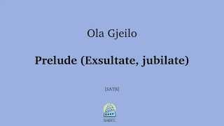 Ola Gjeilo  Prelude Exsultate jubilate  sample [upl. by Juan]