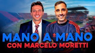 SAN LORENZO  ENTREVISTA CON MORETTI  LA CONMOCIÓN POR LA LLEGADA DE MUNIAIN  ¿LLEGA CON VÉLEZ [upl. by Ahseinaj46]