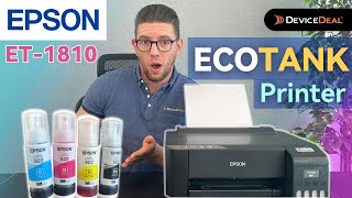 Printingfreedom Test The Epson Ecotank ET1810  Unboxing Setup amp Review [upl. by Atnim]