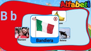 Alfabeti per Bambini – Preschool Italian Learning Alphabet for Kids [upl. by Iliram]