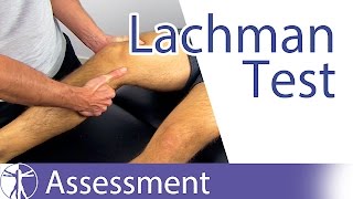 Lachman Test  Cruciate Ligament [upl. by Wasson734]