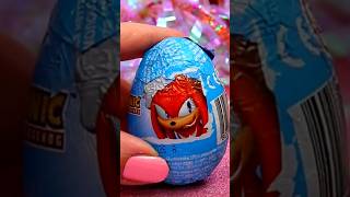 ASMR UNBOXING Sonic Chocolate EGG 🦔🍫shorts asmr sonic asmrfood chocolate trending fyp game [upl. by Attenhoj]