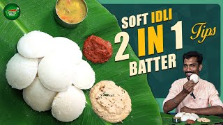 Soft Idli Recipe  Soft Idli Batter Recipe in Tamil  Master Chef Mani  Kushboo Idli Recipe [upl. by Witha897]