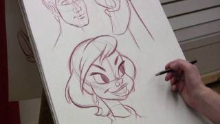 Facial Proportions for Cartooning with Peter Emslie Part 2 of 2 [upl. by Enylekcaj]