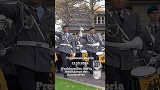 Preußens Gloria  Ausmarsch der Bundeswehr 🦅🇩🇪militär  wachbataillon marsch musik [upl. by Burkitt]