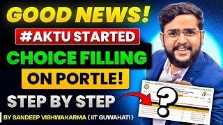 AKTU Choice Filling StepbyStep Guide  Complete 2024 Counselling Schedule amp UPTU Updates [upl. by Sualocin29]