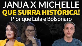 Ninguém percebeu  JANJA leva uma surra de Michelle pior que LULA levou do Bolsonaro [upl. by Esylle]